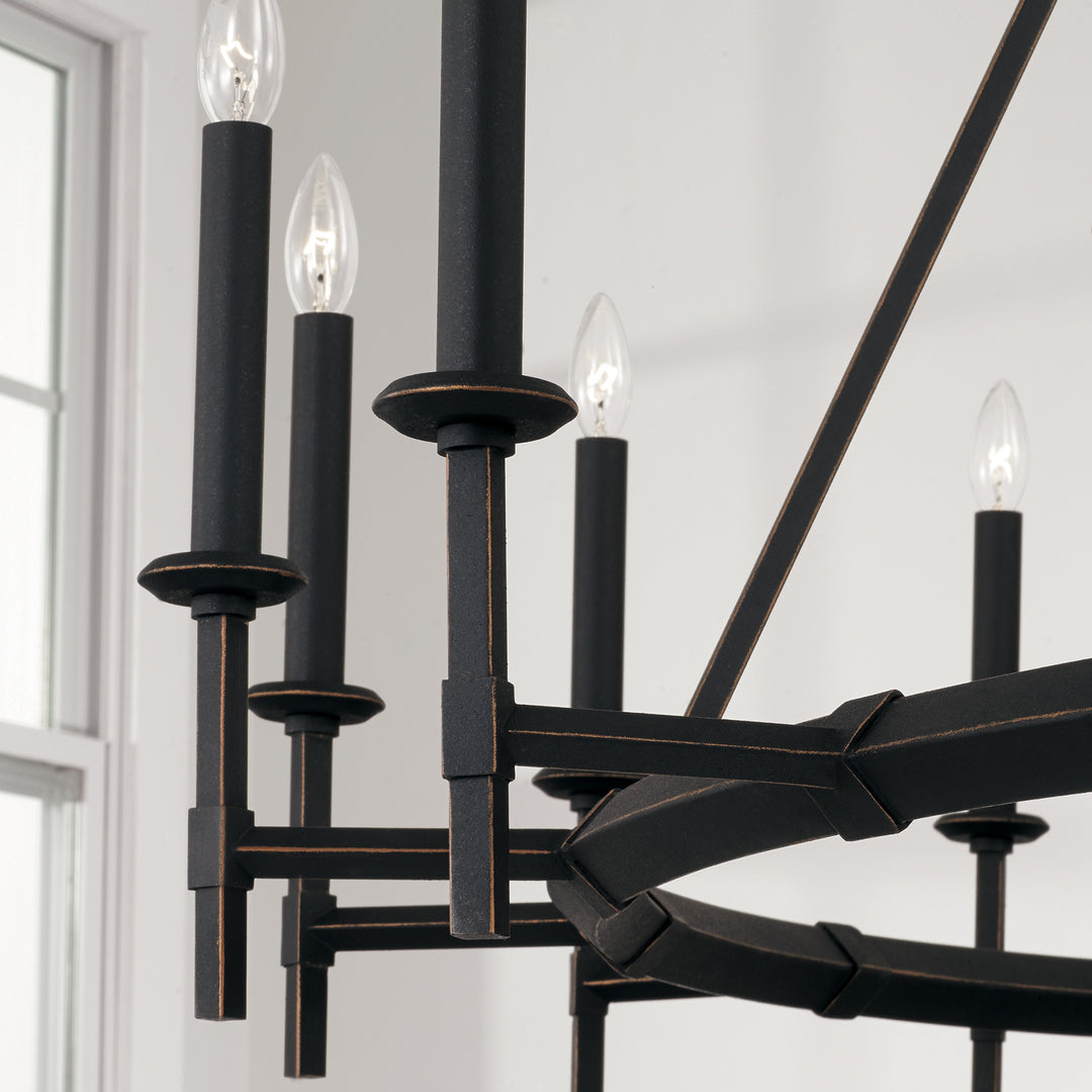 Capital Ogden 445202IH Chandelier Light - Brushed Black Iron