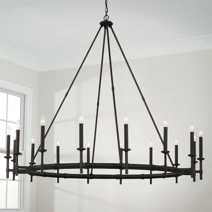 Capital Ogden 445202IH Chandelier Light - Brushed Black Iron