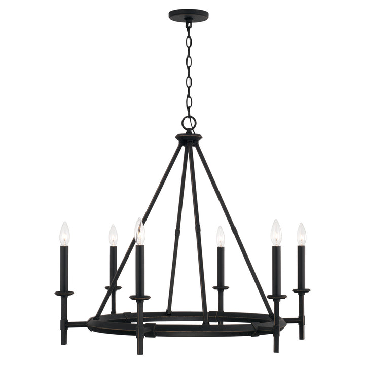 Capital Ogden 445261IH Chandelier Light - Brushed Black Iron