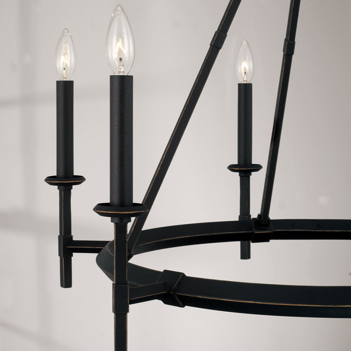 Capital Ogden 445261IH Chandelier Light - Brushed Black Iron