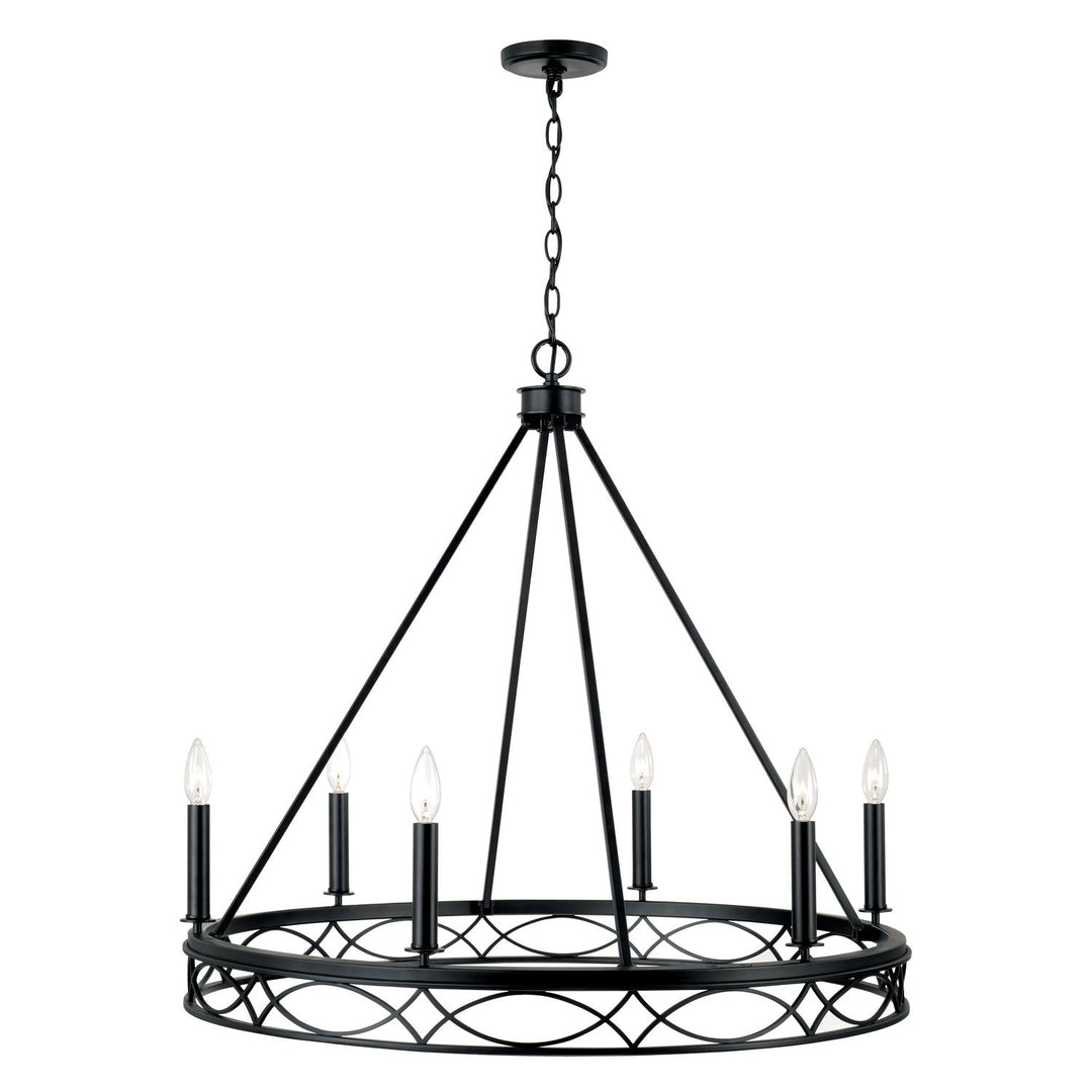 Capital Avery 445761MB Chandelier Light - Matte Black