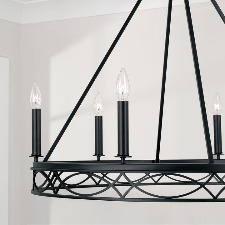 Capital Avery 445761MB Chandelier Light - Matte Black