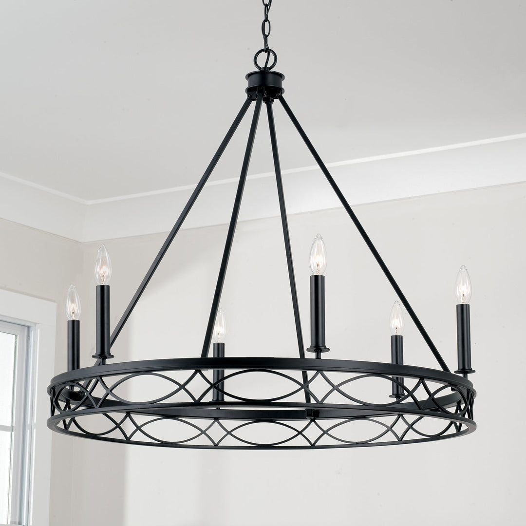 Capital Avery 445761MB Chandelier Light - Matte Black