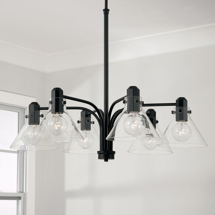 Capital Greer 445861MB-528 Chandelier Light - Matte Black