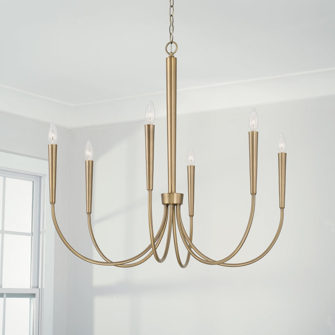 Capital Holden 445961AD Chandelier Light - Aged Brass