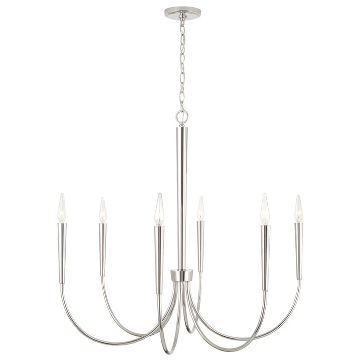 Capital Holden 445961PN Chandelier Light - Polished Nickel