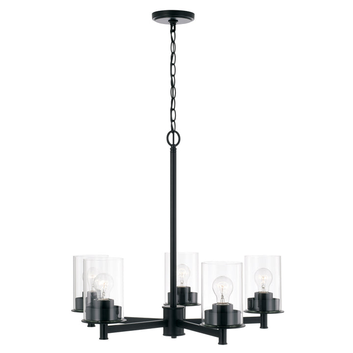 Capital Mason 446851MB-532 Chandelier Light - Matte Black