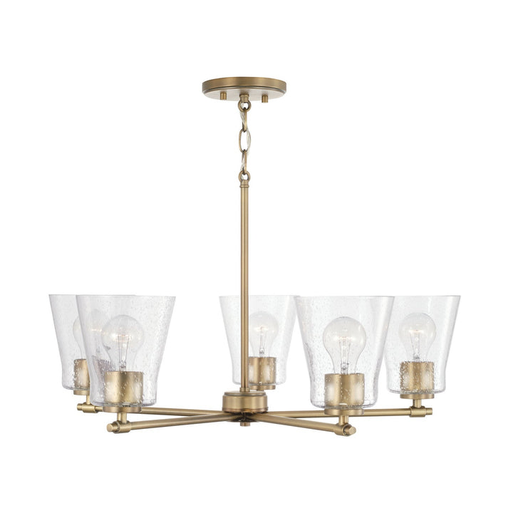 Capital Baker 446951AD-533 Chandelier Light - Aged Brass