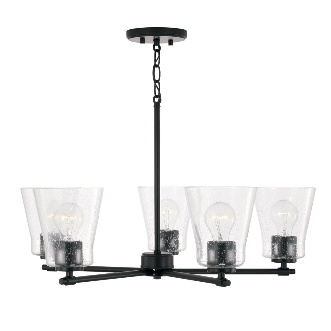 Capital Baker 446951MB-533 Chandelier Light - Matte Black