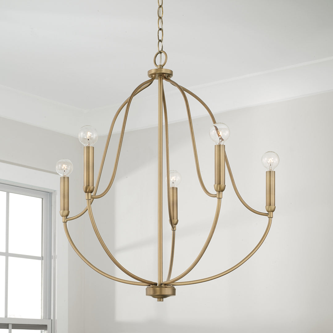 Capital Madison 447051AD Chandelier Light - Aged Brass