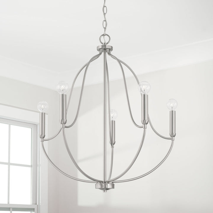 Capital Madison 447051BN Chandelier Light - Brushed Nickel