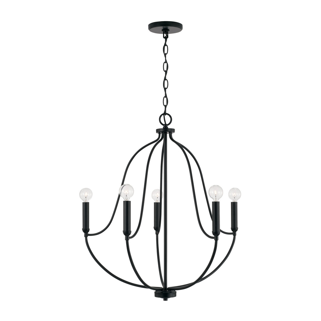 Capital Madison 447051MB Chandelier Light - Matte Black