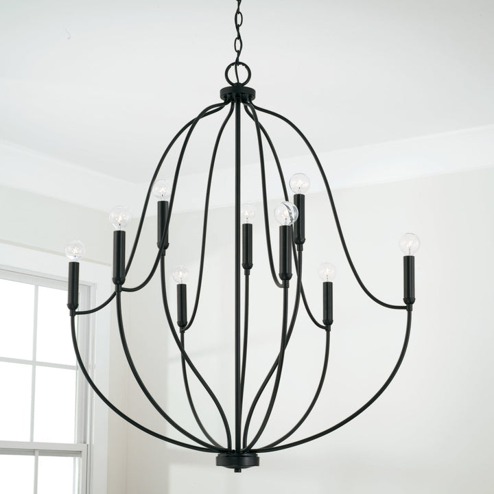 Capital Madison 447091MB Chandelier Light - Matte Black