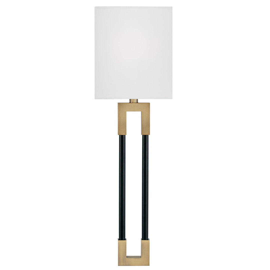 Capital Bleeker 644711AB Wall Sconce Light - Aged Brass and Black