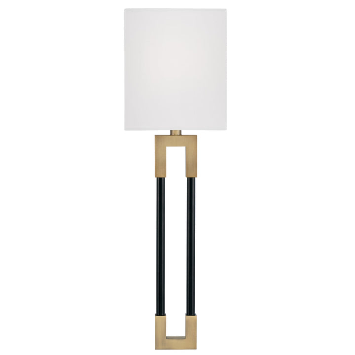 Capital Bleeker 644711AB Wall Sconce Light - Aged Brass and Black