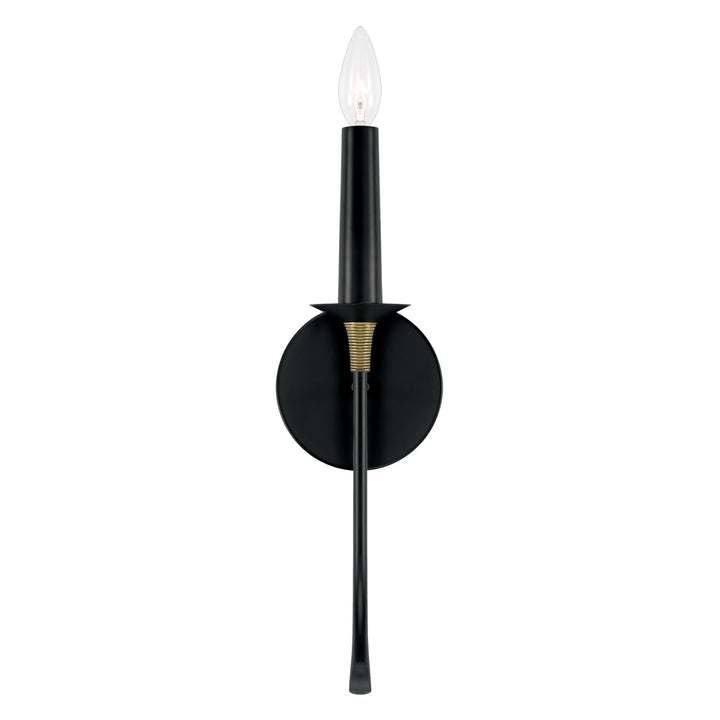 Capital Amara 645611KB Wall Sconce Light - Matte Black with Brass