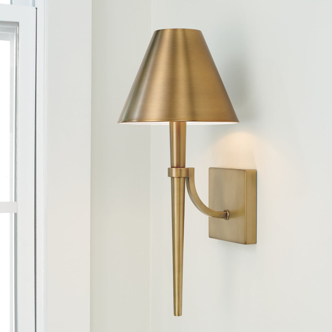 Capital Holden 645911AD Wall Sconce Light - Aged Brass