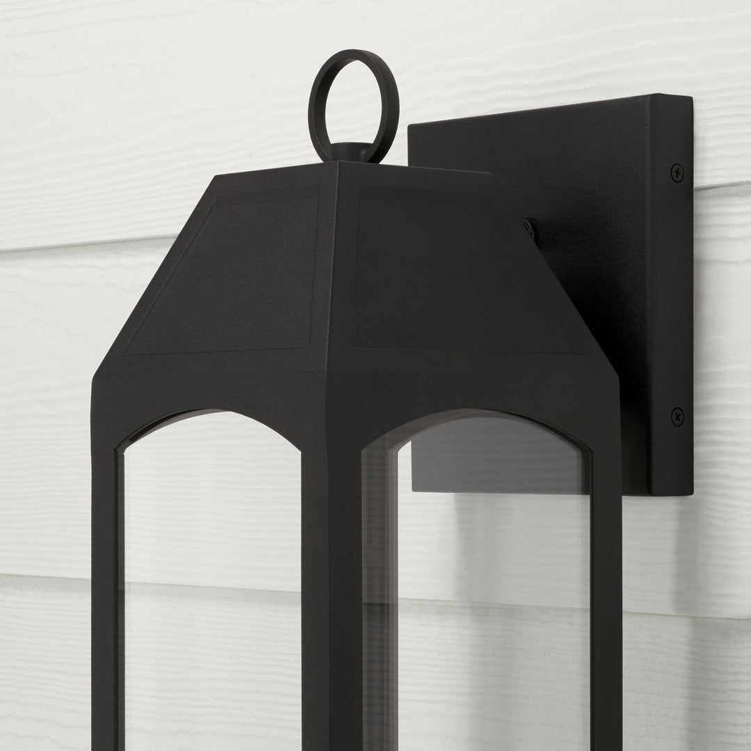 Capital Lighting 946311BK-GL  Burton Outdoor Black