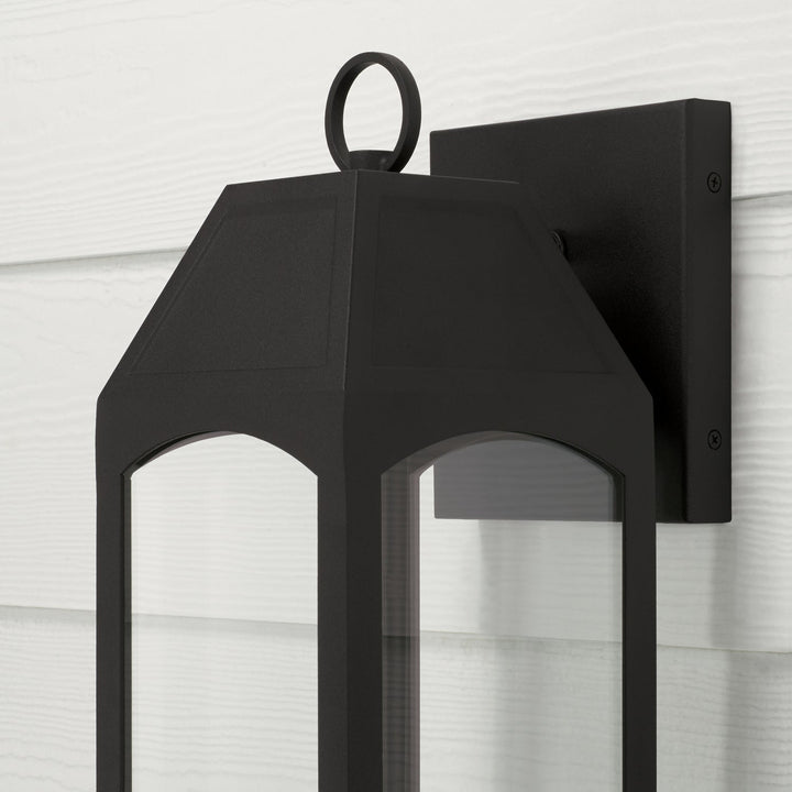 Capital Lighting 946311BK-GL  Burton Outdoor Black