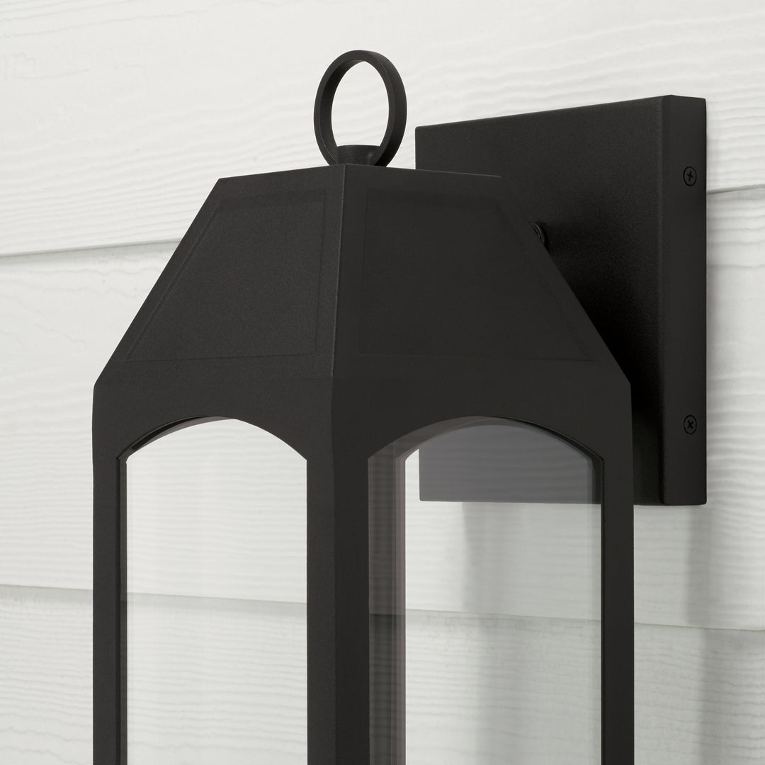 Capital Lighting 946311BK-GL  Burton Outdoor Black