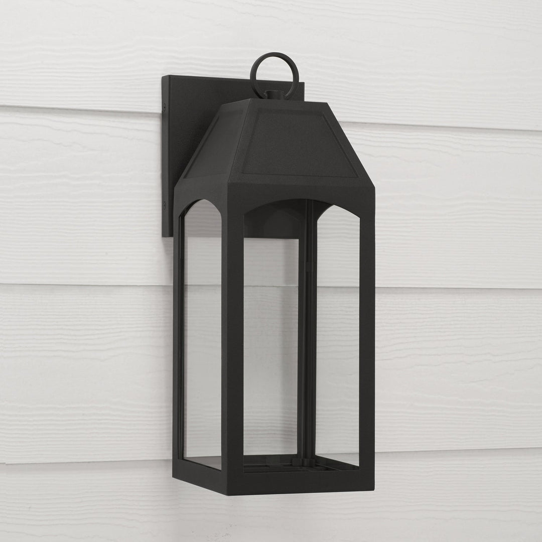 Capital Lighting 946311BK-GL  Burton Outdoor Black