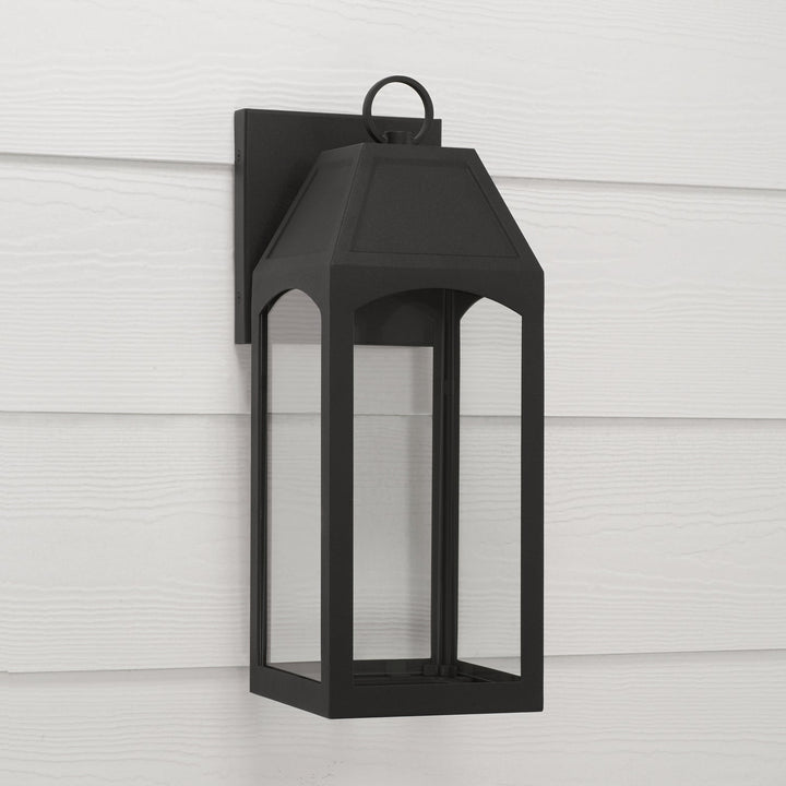 Capital Lighting 946311BK-GL  Burton Outdoor Black