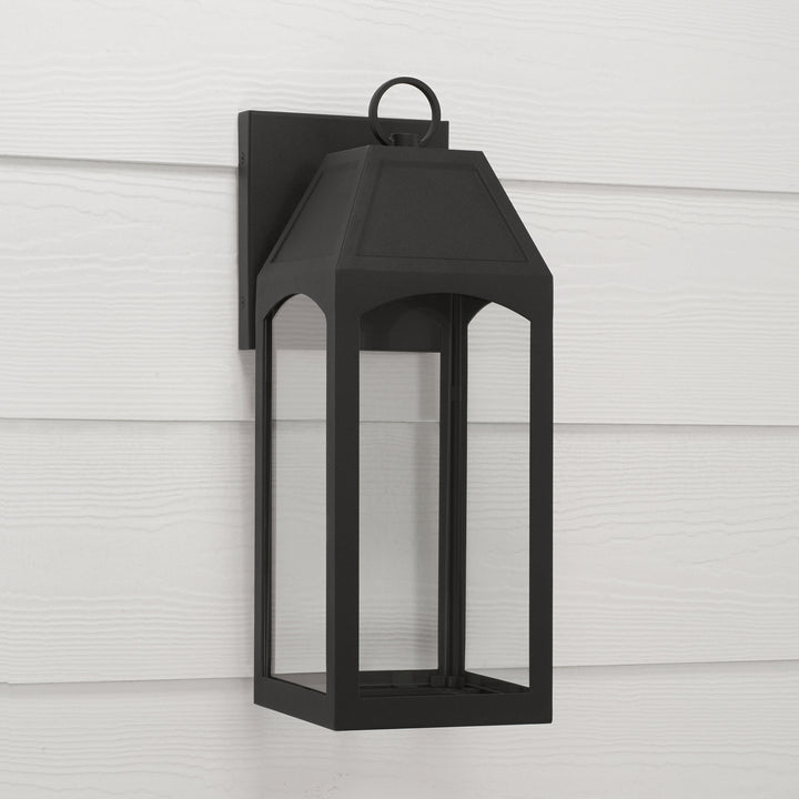 Capital Lighting 946311BK-GL  Burton Outdoor Black