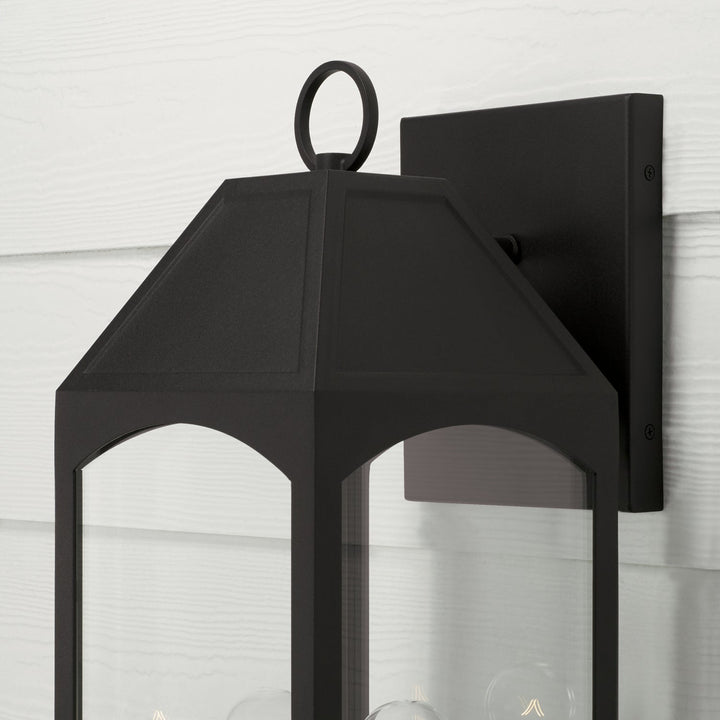 Capital Lighting 946321BK  Burton Outdoor Black