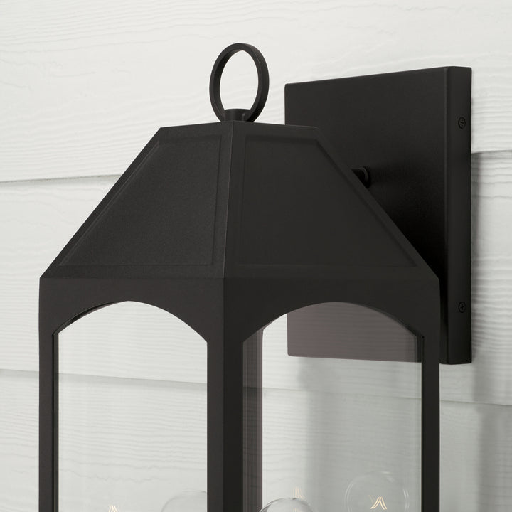 Capital Lighting 946321BK  Burton Outdoor Black