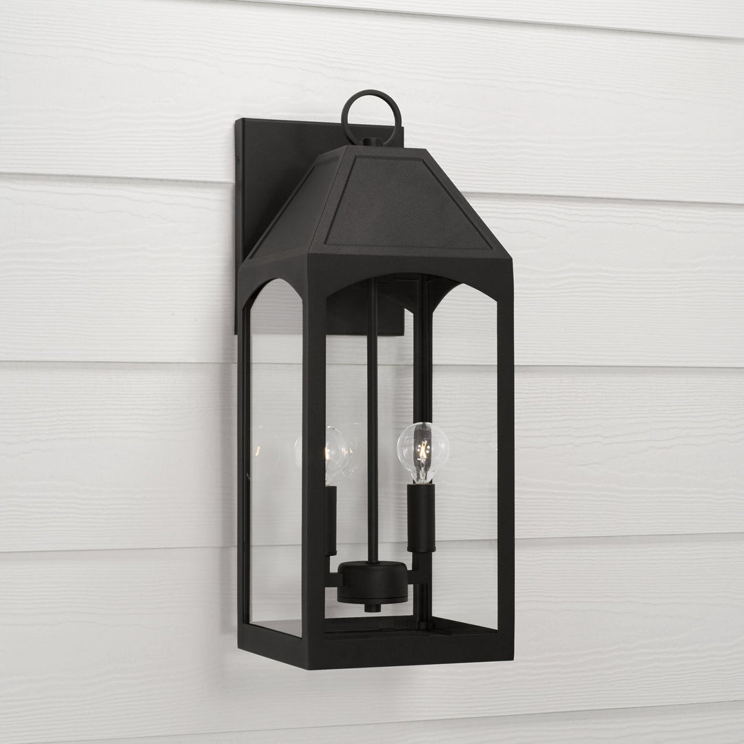 Capital Lighting 946321BK  Burton Outdoor Black