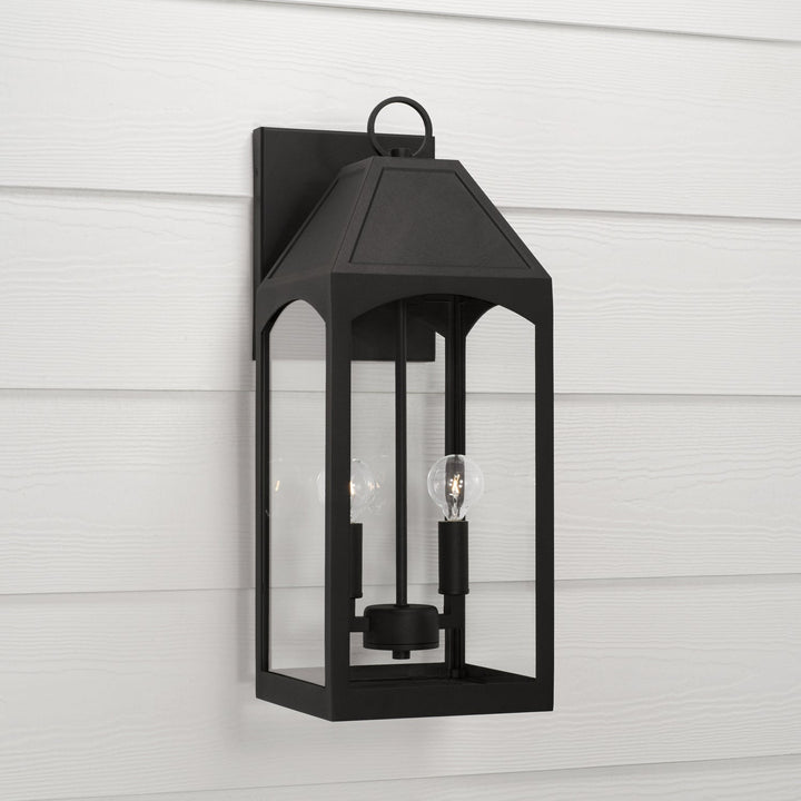 Capital Lighting 946321BK  Burton Outdoor Black