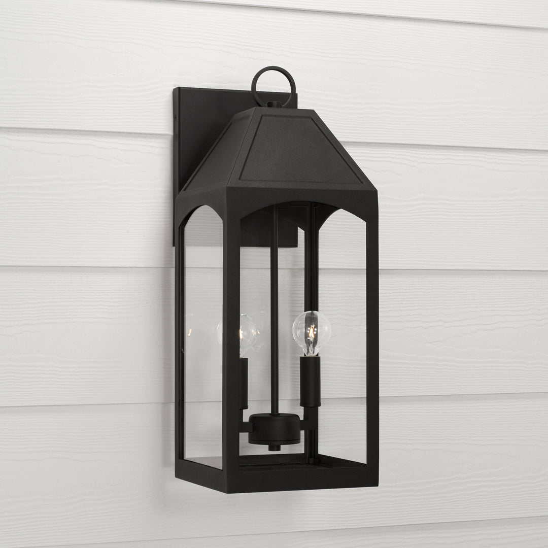 Capital Lighting 946321BK  Burton Outdoor Black