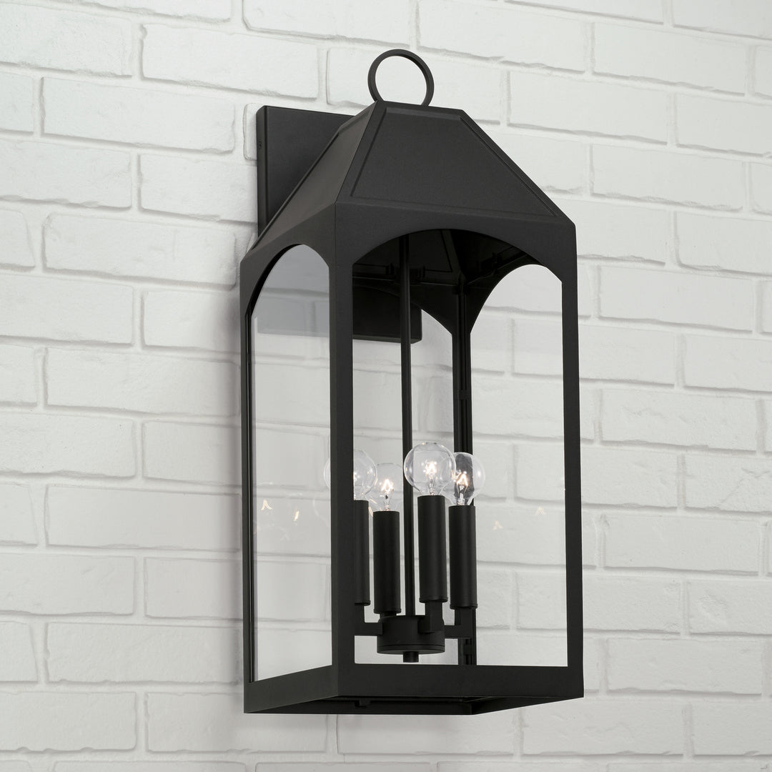 Capital Lighting 946341BK  Burton Outdoor Black