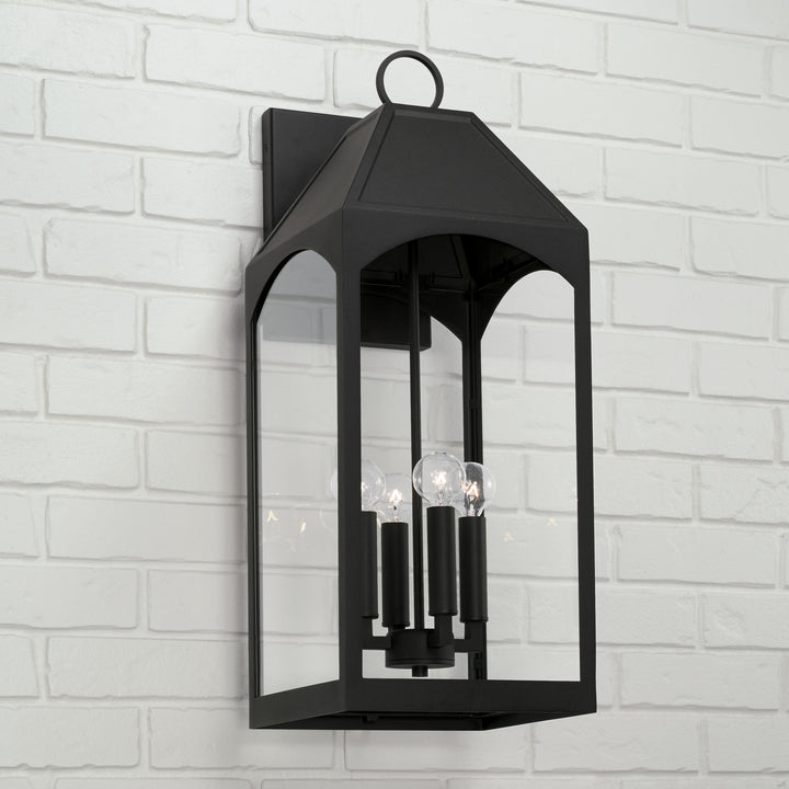 Capital Lighting 946341BK  Burton Outdoor Black