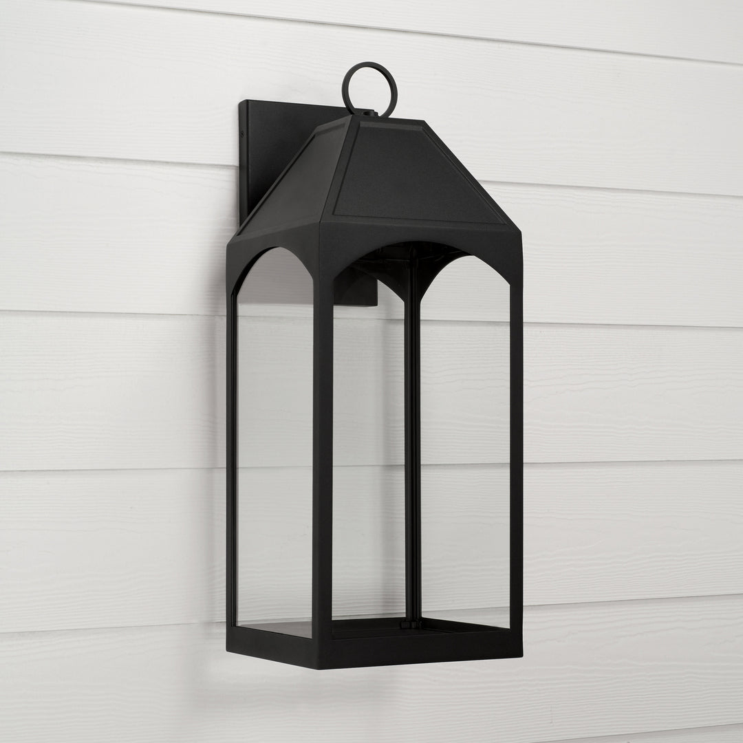 Capital Lighting 946341BK-GL  Burton Outdoor Black