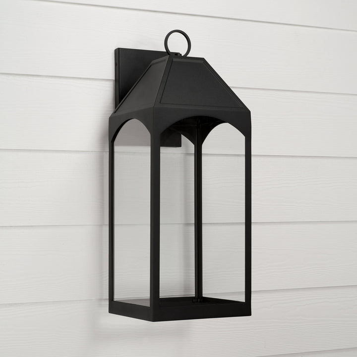 Capital Lighting 946341BK-GL  Burton Outdoor Black