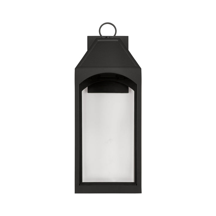 Capital Lighting 946341BK-GL  Burton Outdoor Black