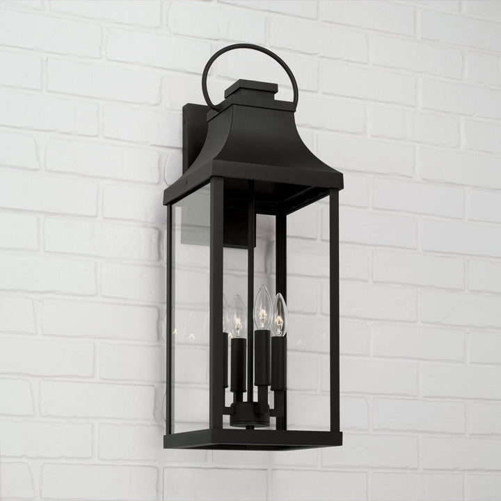 Capital Lighting 946441BK  Bradford Outdoor Black
