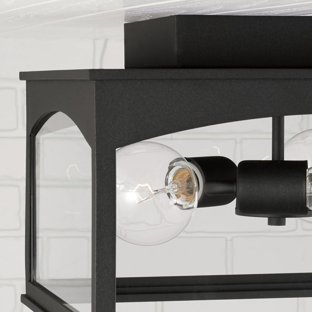 Capital Lighting 946731BK  Burton Outdoor Black