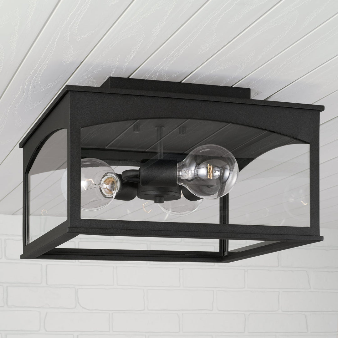 Capital Lighting 946731BK  Burton Outdoor Black