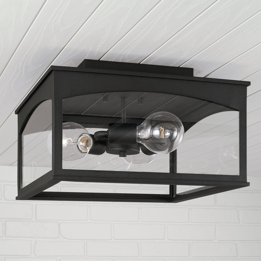 Capital Lighting 946731BK  Burton Outdoor Black