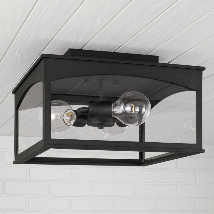 Capital Lighting 946731BK  Burton Outdoor Black