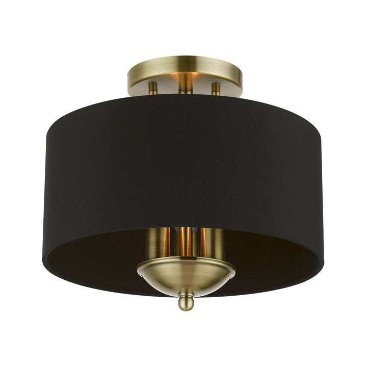 Livex Huntington 40111-01 Ceiling Light - Antique Brass