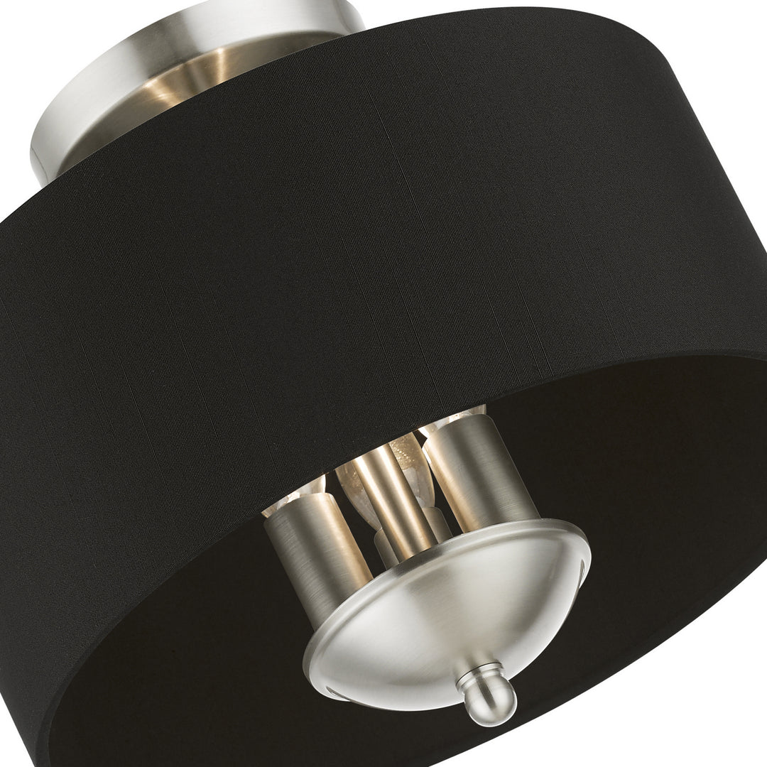 Livex Huntington 40111-91 Ceiling Light - Brushed Nickel