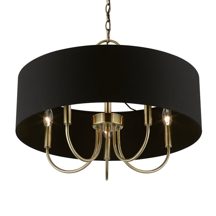 Livex Huntington 40115-01 Chandelier Light - Antique Brass