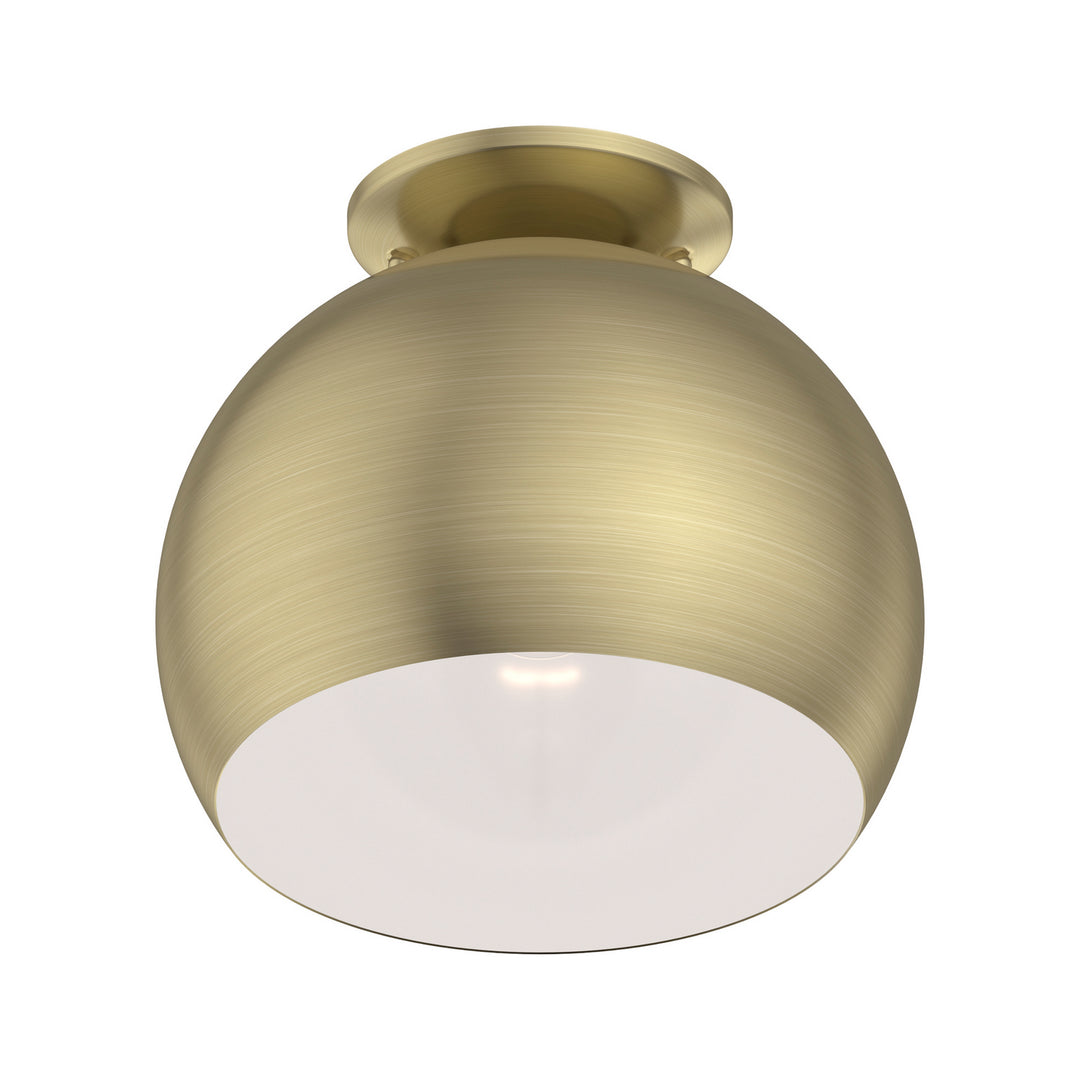 Livex Piedmont 40800-01 Ceiling Light - Antique Brass