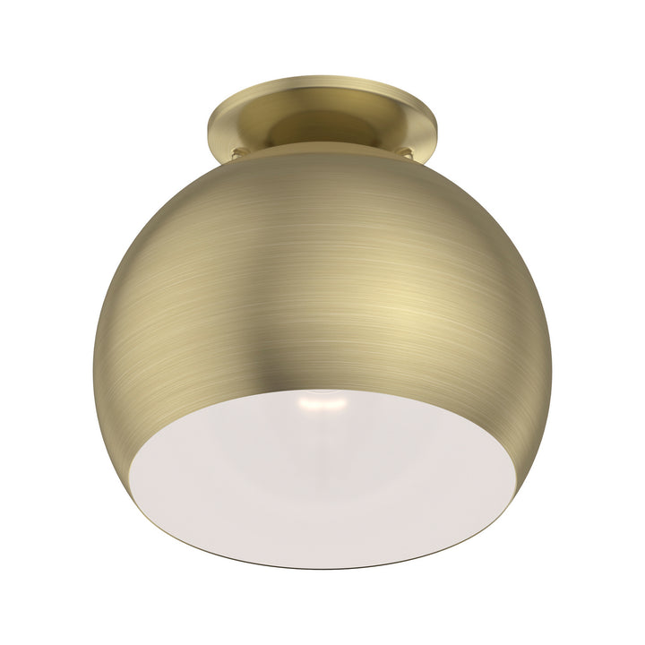 Livex Piedmont 40800-01 Ceiling Light - Antique Brass