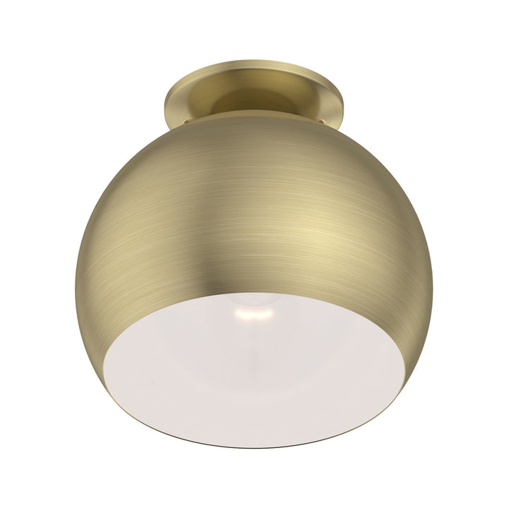 Livex Piedmont 40800-01 Ceiling Light - Antique Brass