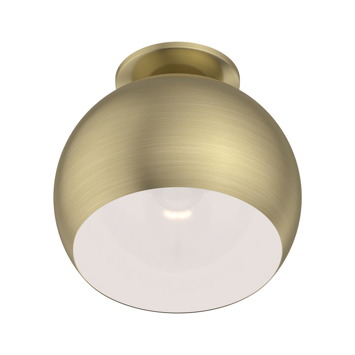 Livex Piedmont 40800-01 Ceiling Light - Antique Brass
