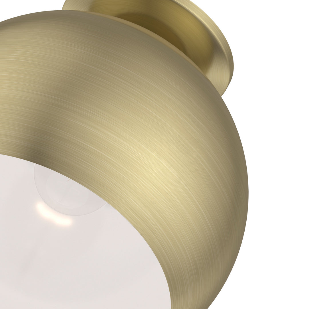 Livex Piedmont 40800-01 Ceiling Light - Antique Brass